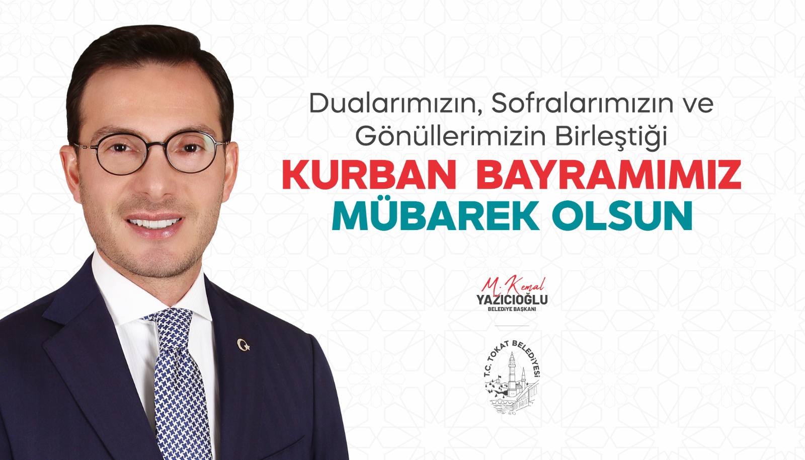 Tokat Belediye Başkanı Yazıcıoğlu’ndan Anlamlı Bayram Mesajı
